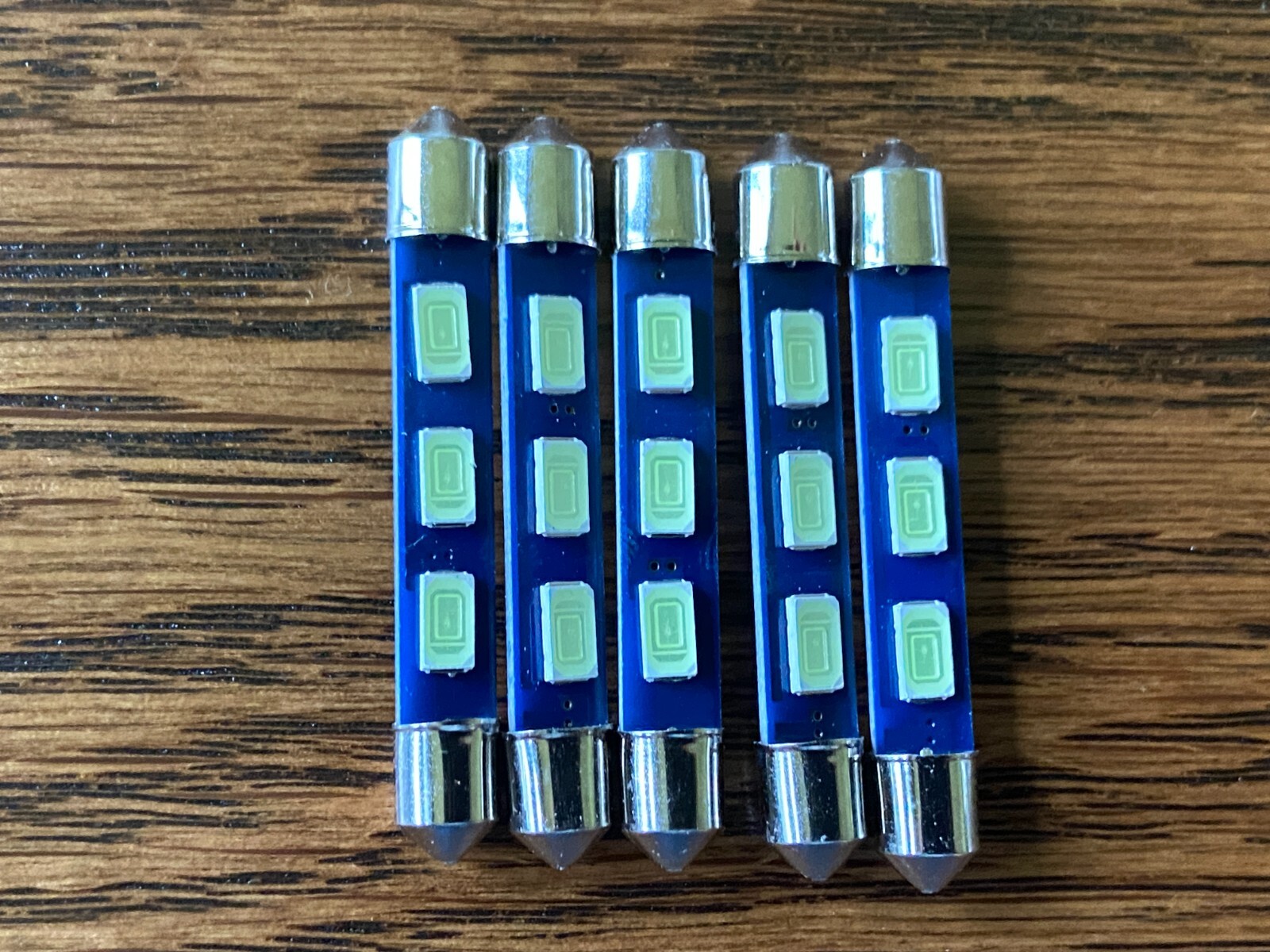 5 New Cool Blue 43mm Festoon Lamp LED Light Bulb McIntosh MR78 MX110 MX115 MX117