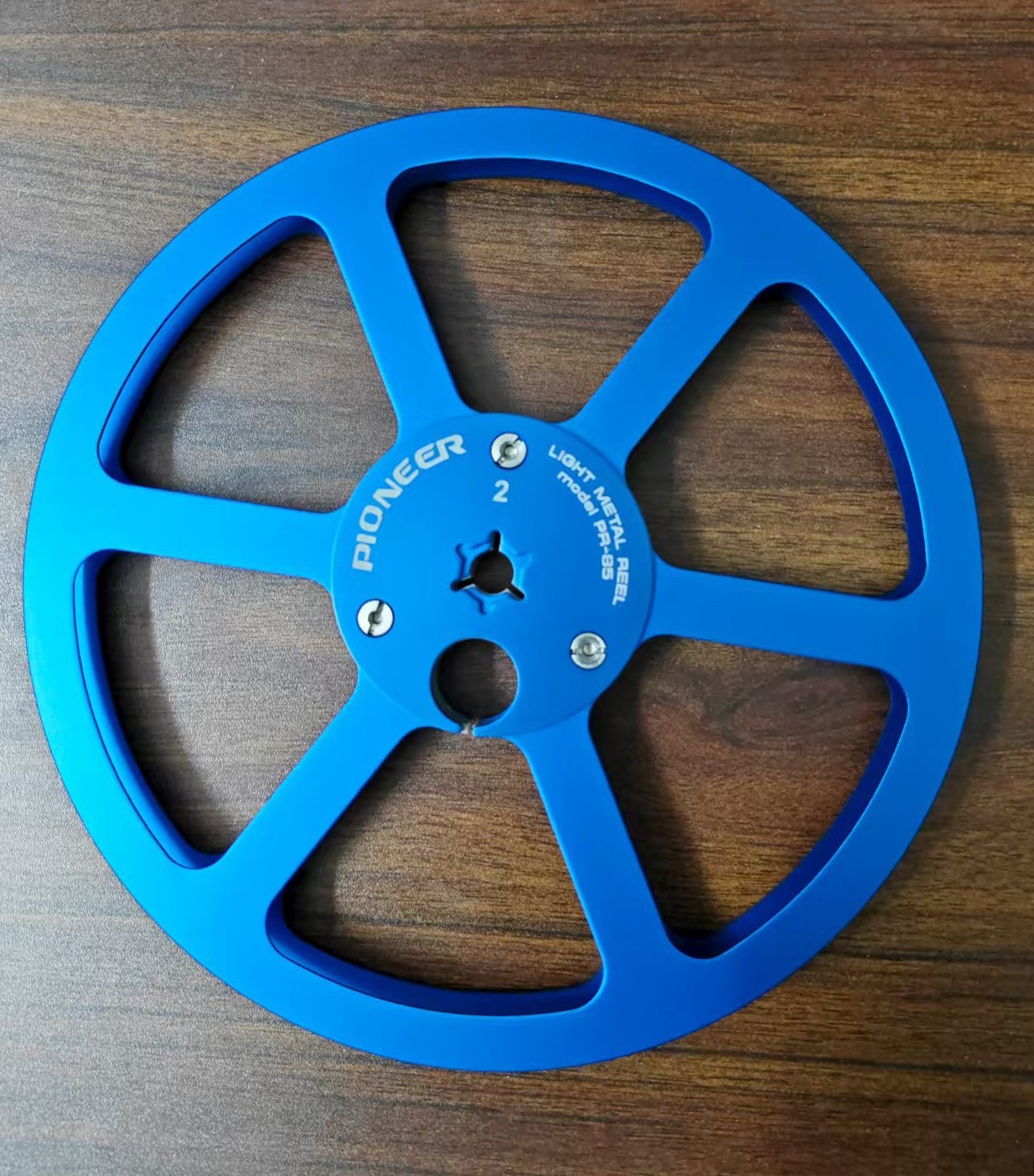 7 Inch Metal Reels Aluminum Pair For Pioneer Reel To Reel Deck RT-707 Blue