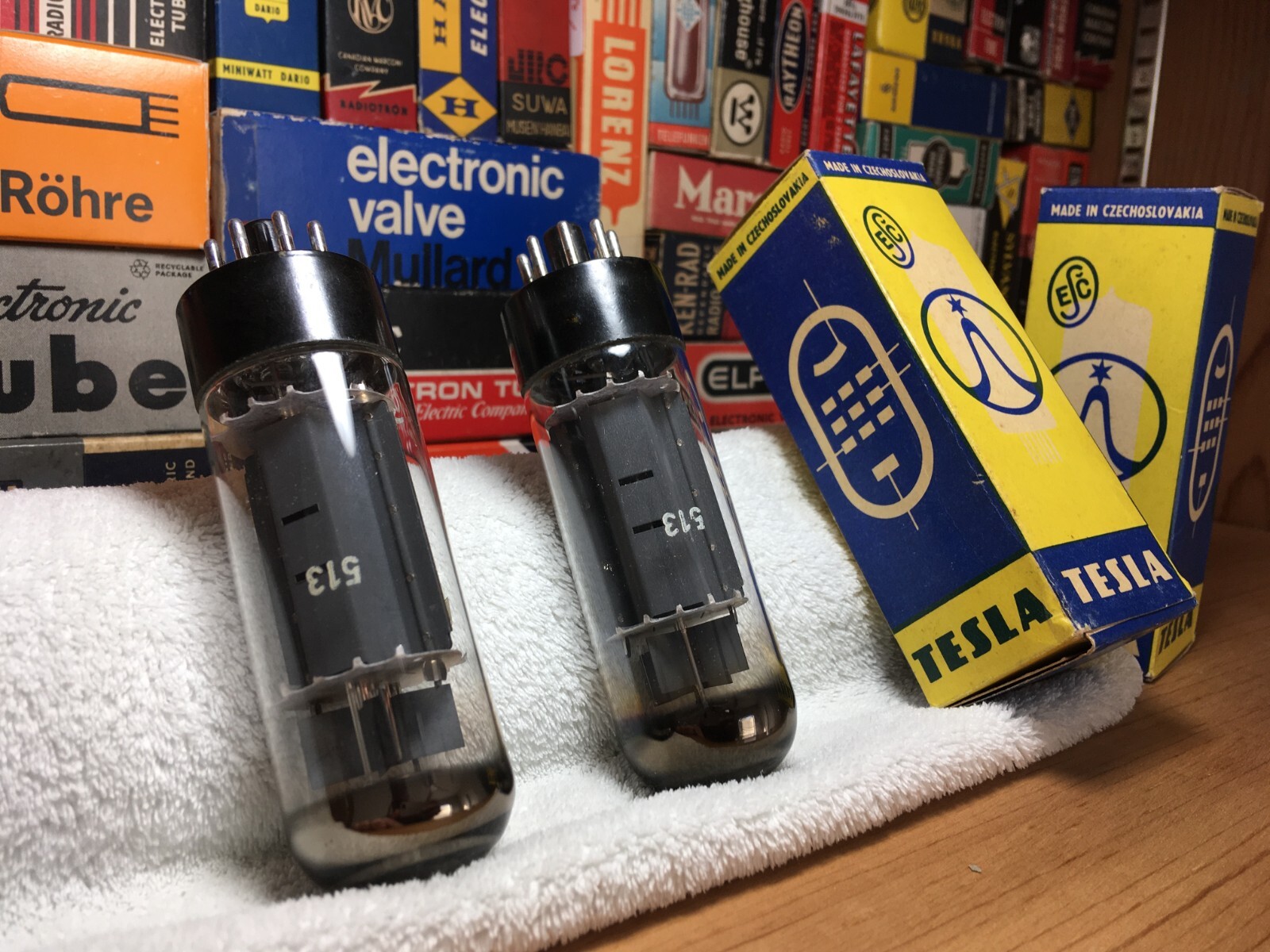 2x SameCode OEBox OO WeldPlate Tesla EL34 6CA7 PowerTubes ~ ClassicWarmToneAudio