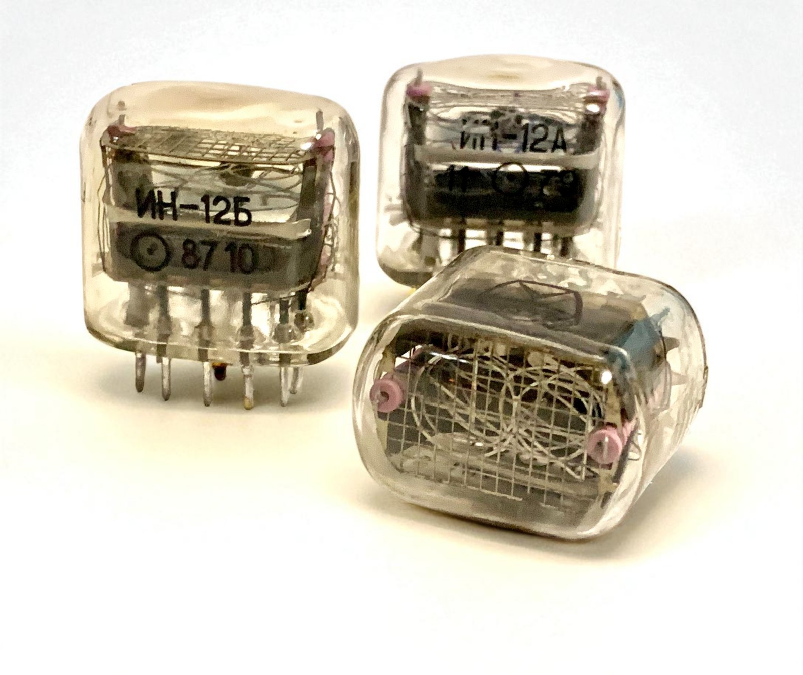 10PCS IN-12A Nixie TUBES USED NIXIE CLOCK IN12 IN-12A IN-12B IN12A IN12B