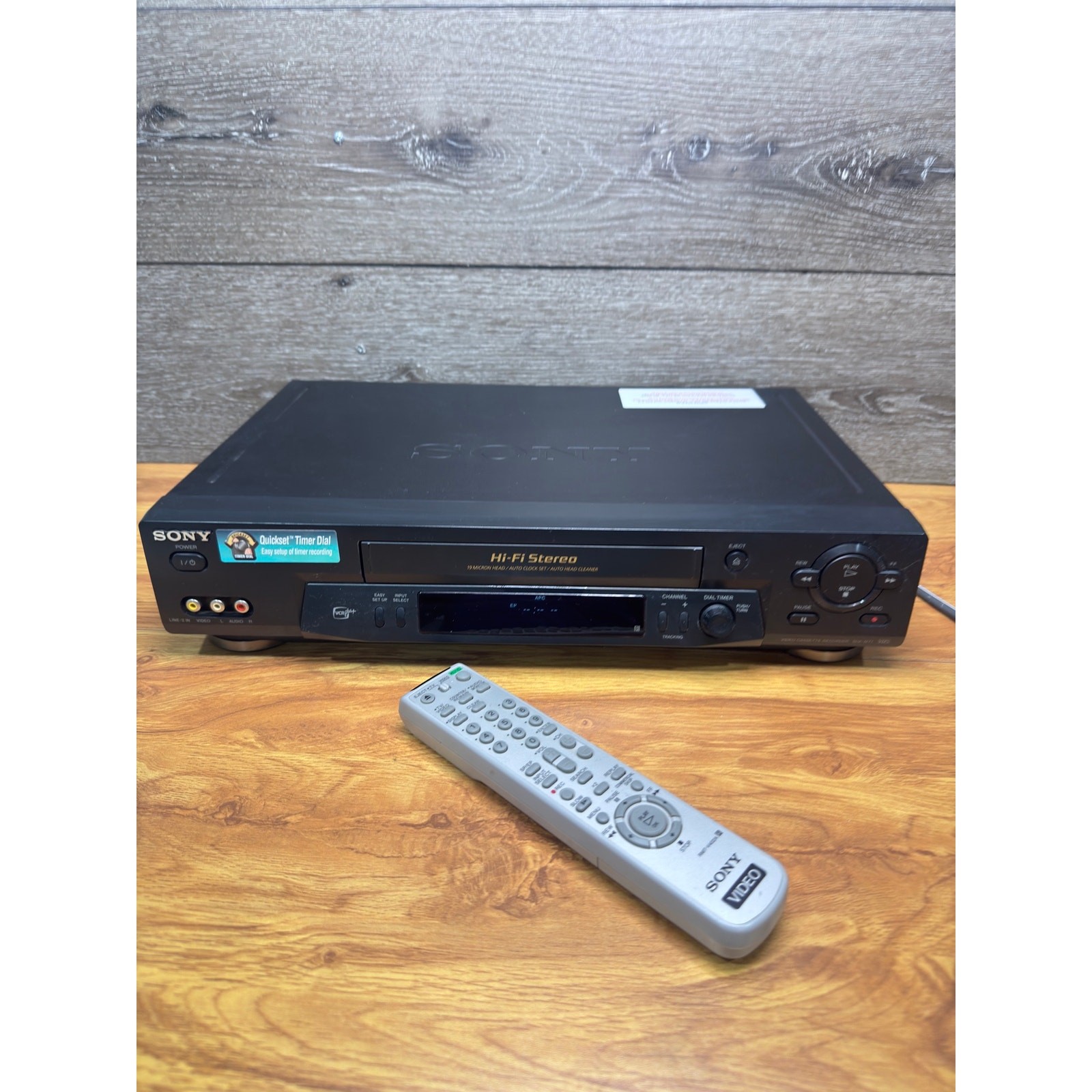 Sony SLV-N71 VCR 4 Head HiFi Stereo VHS Player Recorder With Remote ~Tested