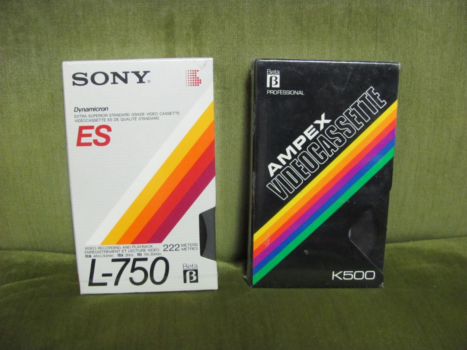 Sony ES L-750 + Ampex Blank Beta Tapes – New & Sealed