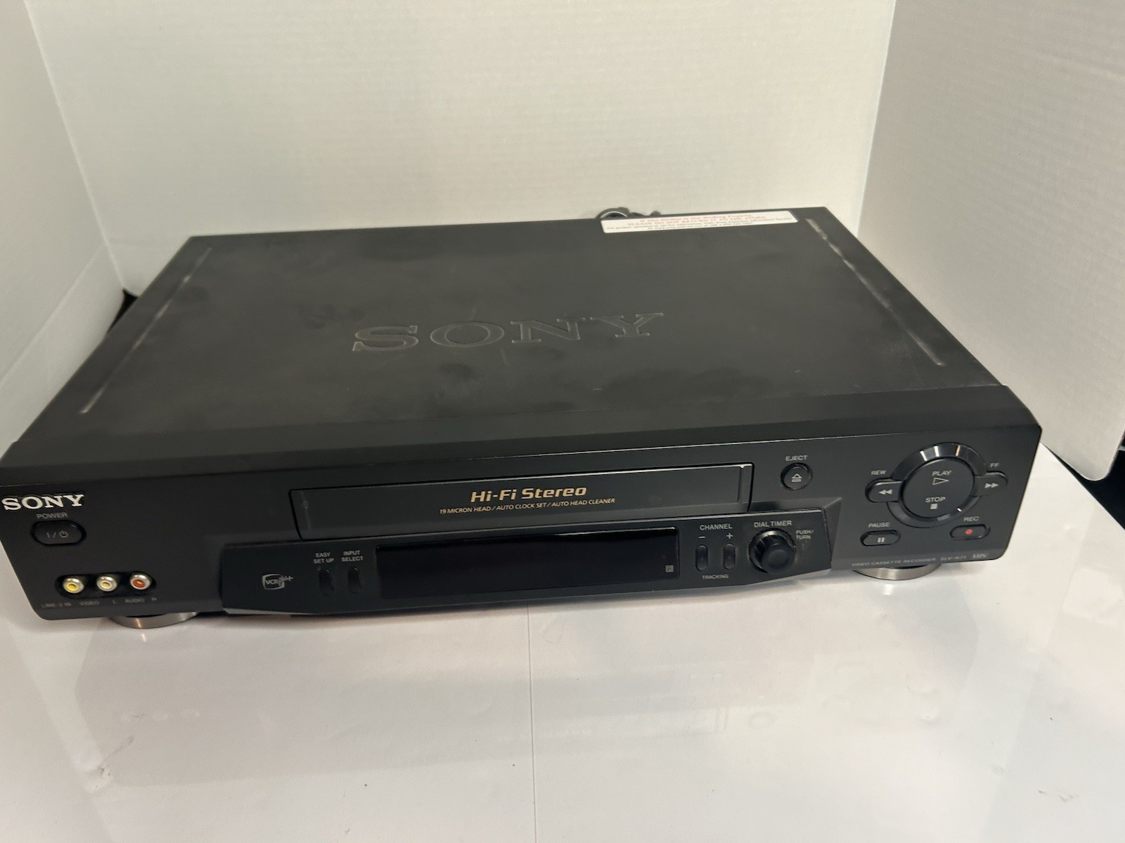 Sony SLV-N71 Video Cassette Recorder VCR Stereo VHS Player – TESTED – GC-6180