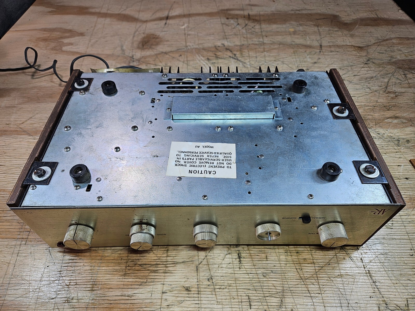 Vintage Acoustic Research AR Model AU Integrated Stereo Amplifier VIDEO DEMO! 🎥