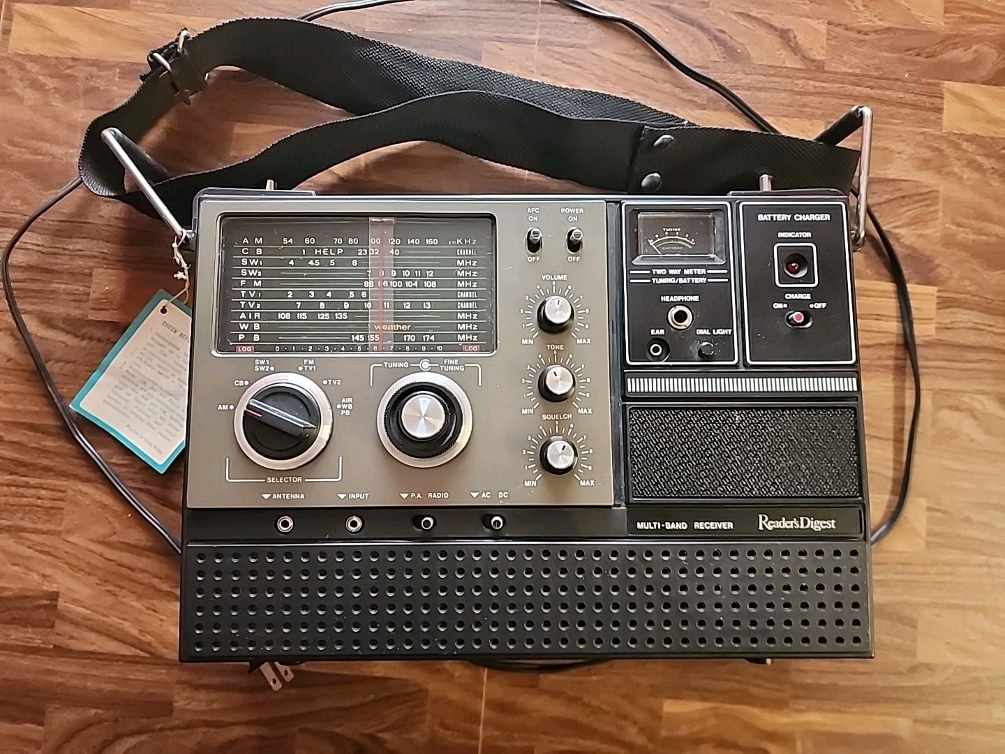 VTG Reader’s Digest Multi-Band Radio Receiver RDA-127 WORKS Retro 1970s