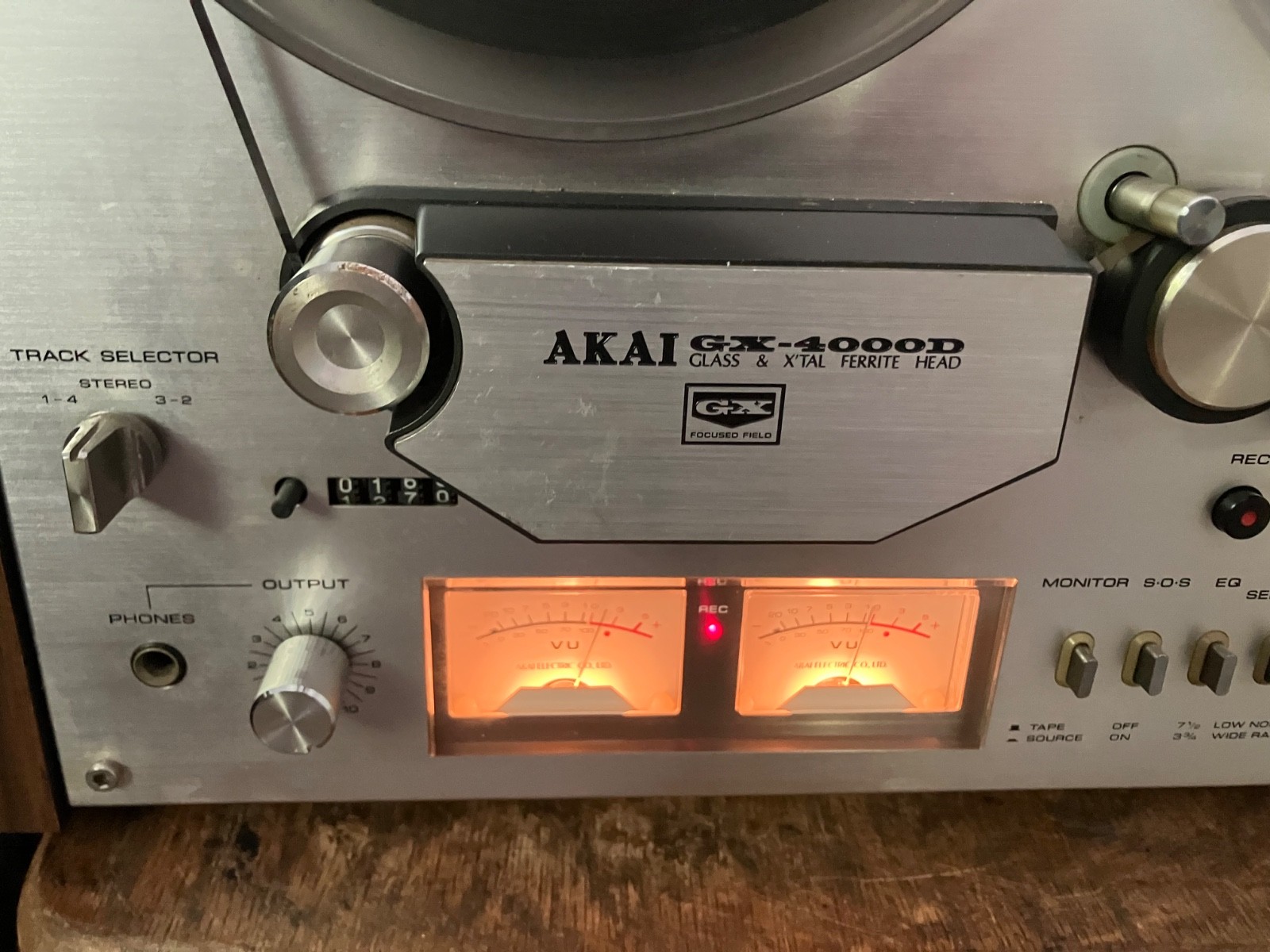 PLEASE READ!!! AKAI GX-4000D 4 Track Stereo Reel-To-Reel Tape Deck Recorder
