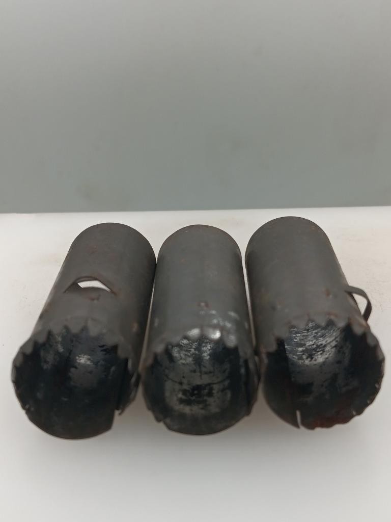 Set of Three 2 1/8″ 7-Pin Tube Heat Shields Serious Tubes U237