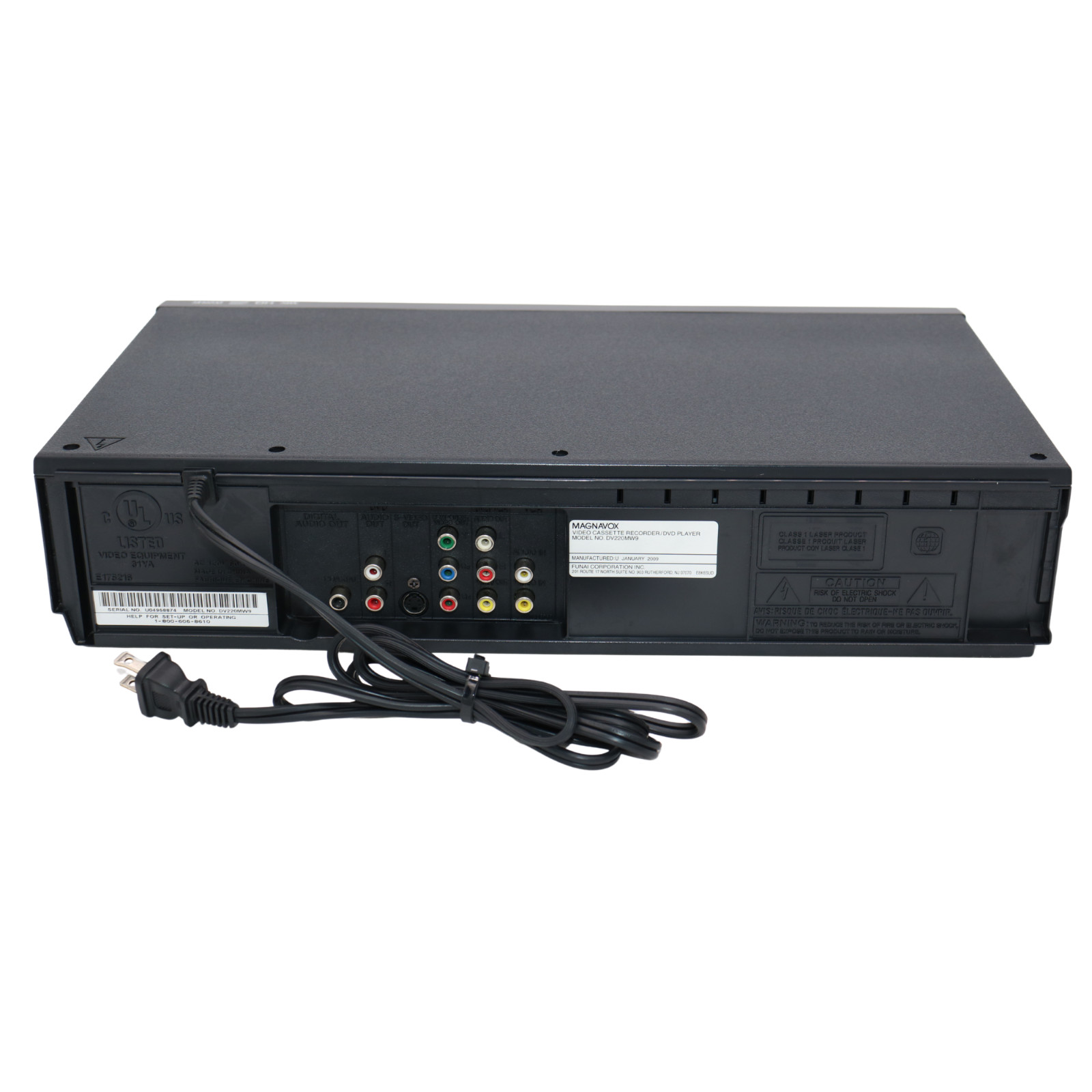Magnavox DVD VCR VHS to Digital Converter Bundle VHS to MP4 Recorder AV to HDMI