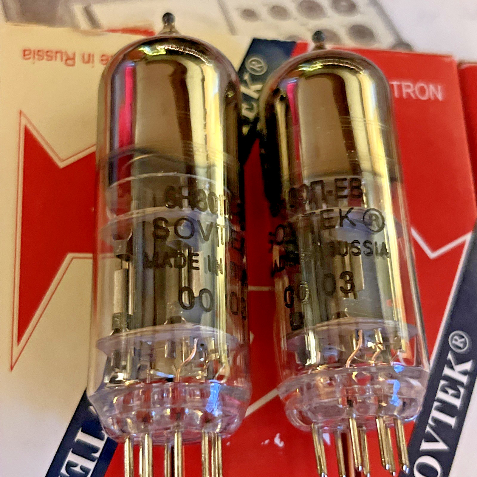Sovtek 6H30Pi Vacuum Tube from Upscale Audio Tested LOW Hours. 20 hr