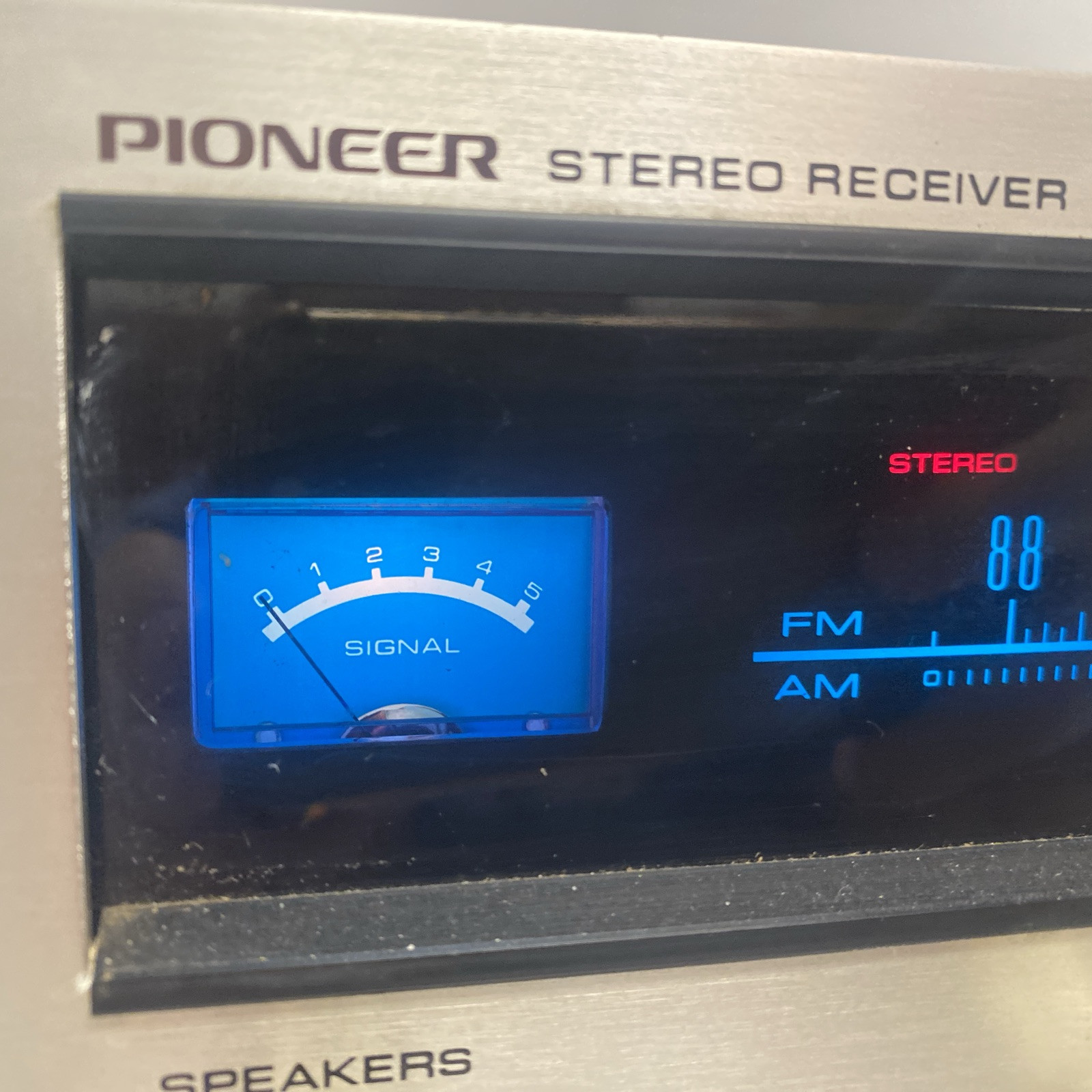 Pioneer SX-424 AM/FM Stereo Vintage Receiver 1972 Working All Original