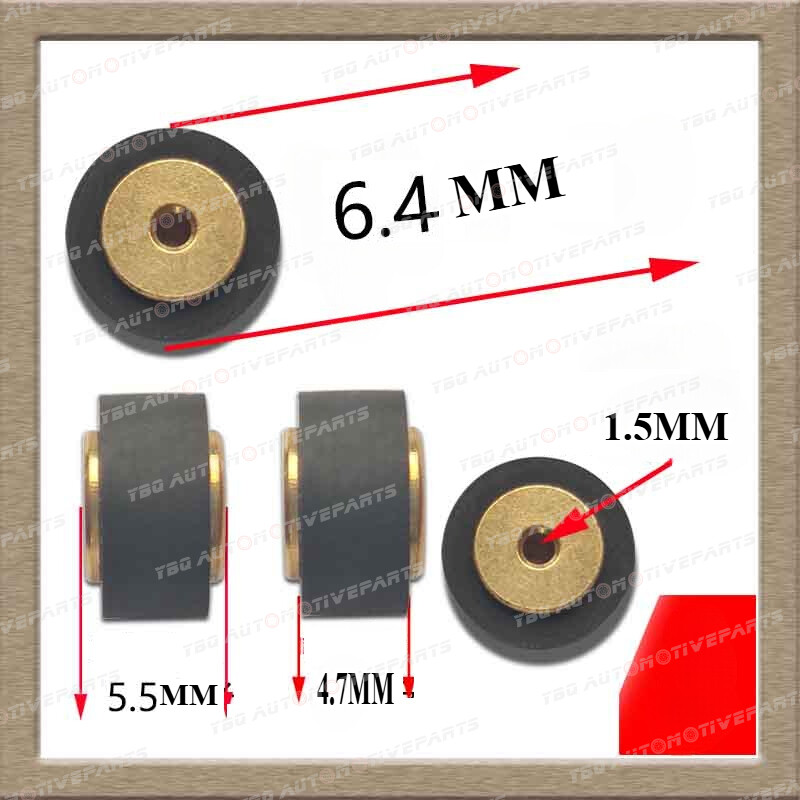 4pcs/set Copper Pinch Roller Tape Recorder Cassette for Sharp SONY Technics