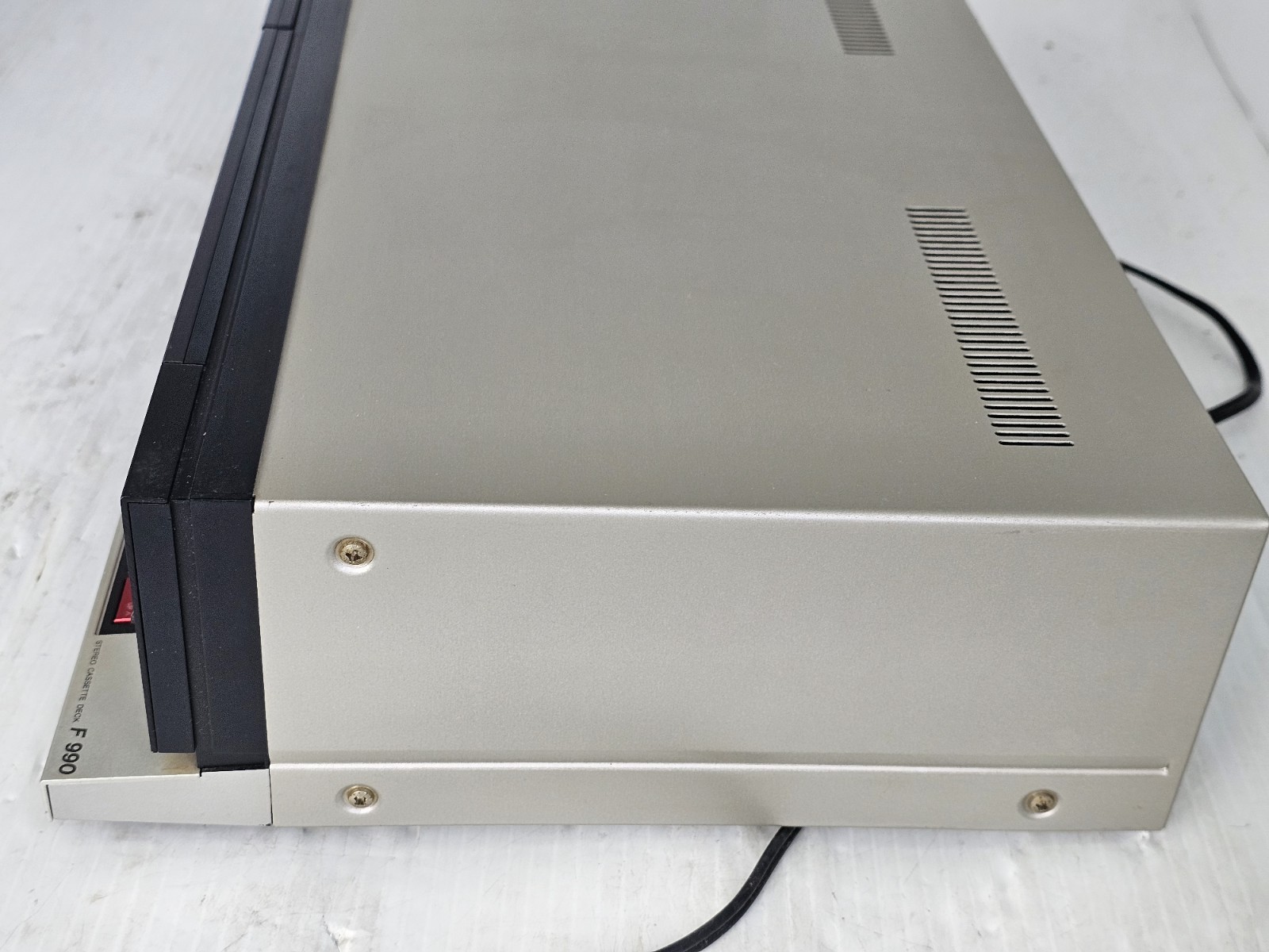 Rare-Vintage (New Other) Aiwa AD-F990U Audiophile Stereo Cassette Deck w/ Manual