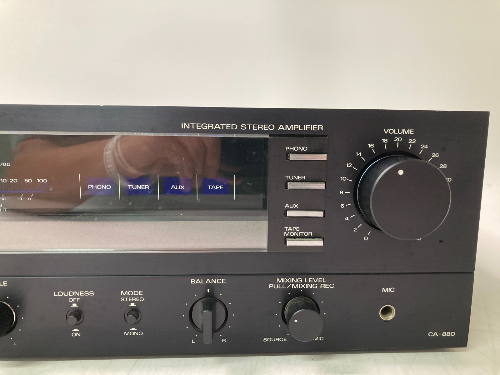 Vintage Fisher CA-880 Integrated Stereo Amplifier