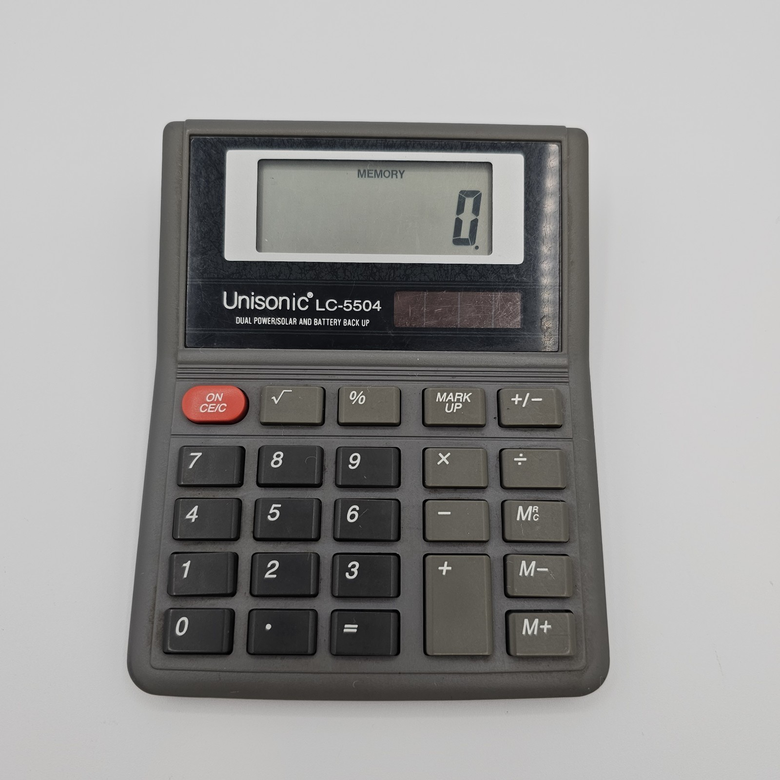 Unisonic LC-5504 Dual Power/Solar And Battery Backup Calculator Malaysia