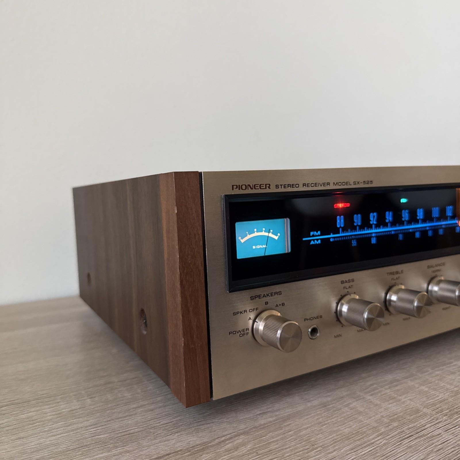 Vintage Pioneer SX-525 Stereo Receiver Phono Tested Working – Amazing Condition