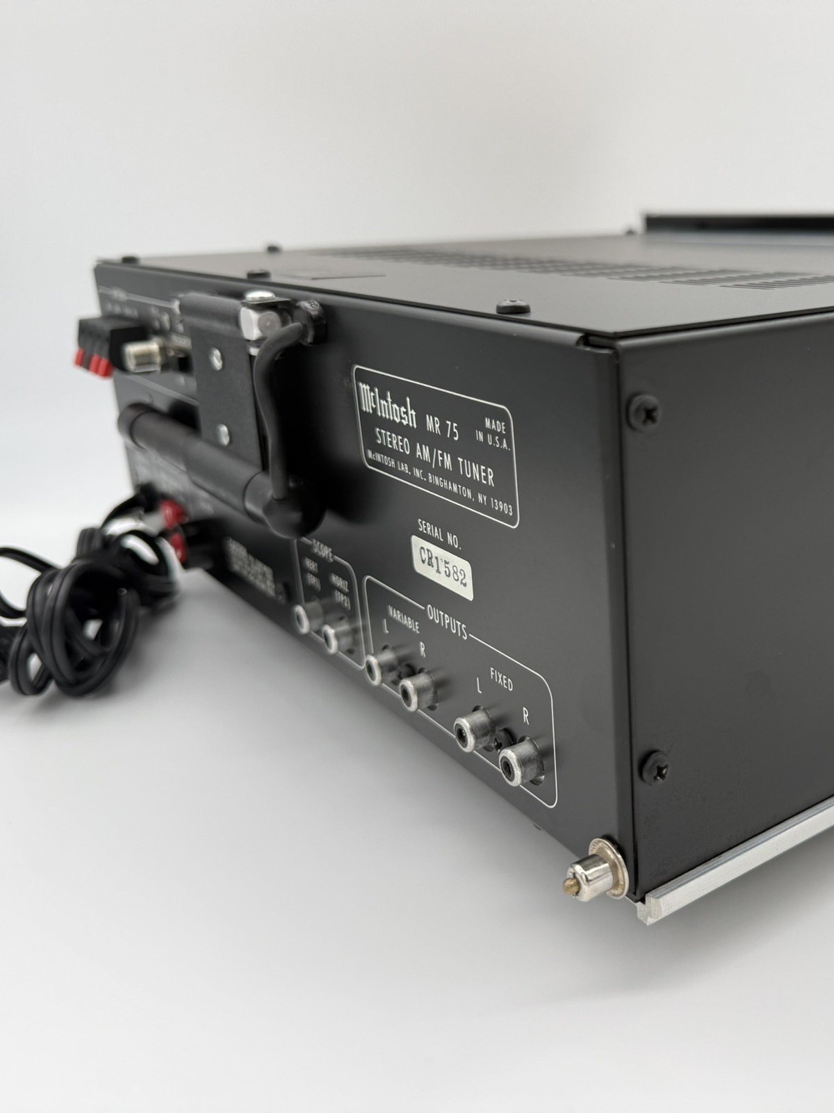 McIntosh MR75 Vintage AM/FM Stereo Analog Tuner – Tested Working – Made in USA