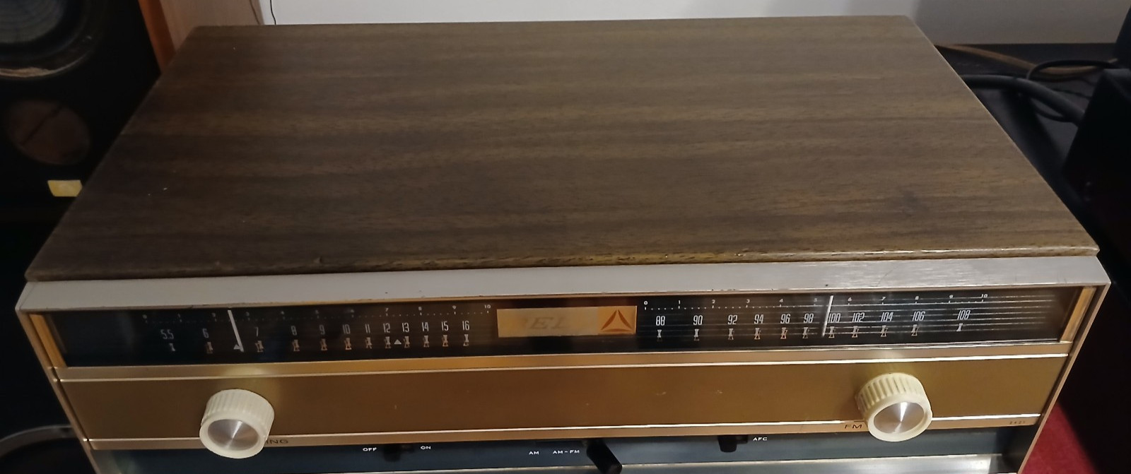 Vintage Bell 2421 AM FM Tube Tuner – AS IS – FM WORKING – SEE VIDEO & READ