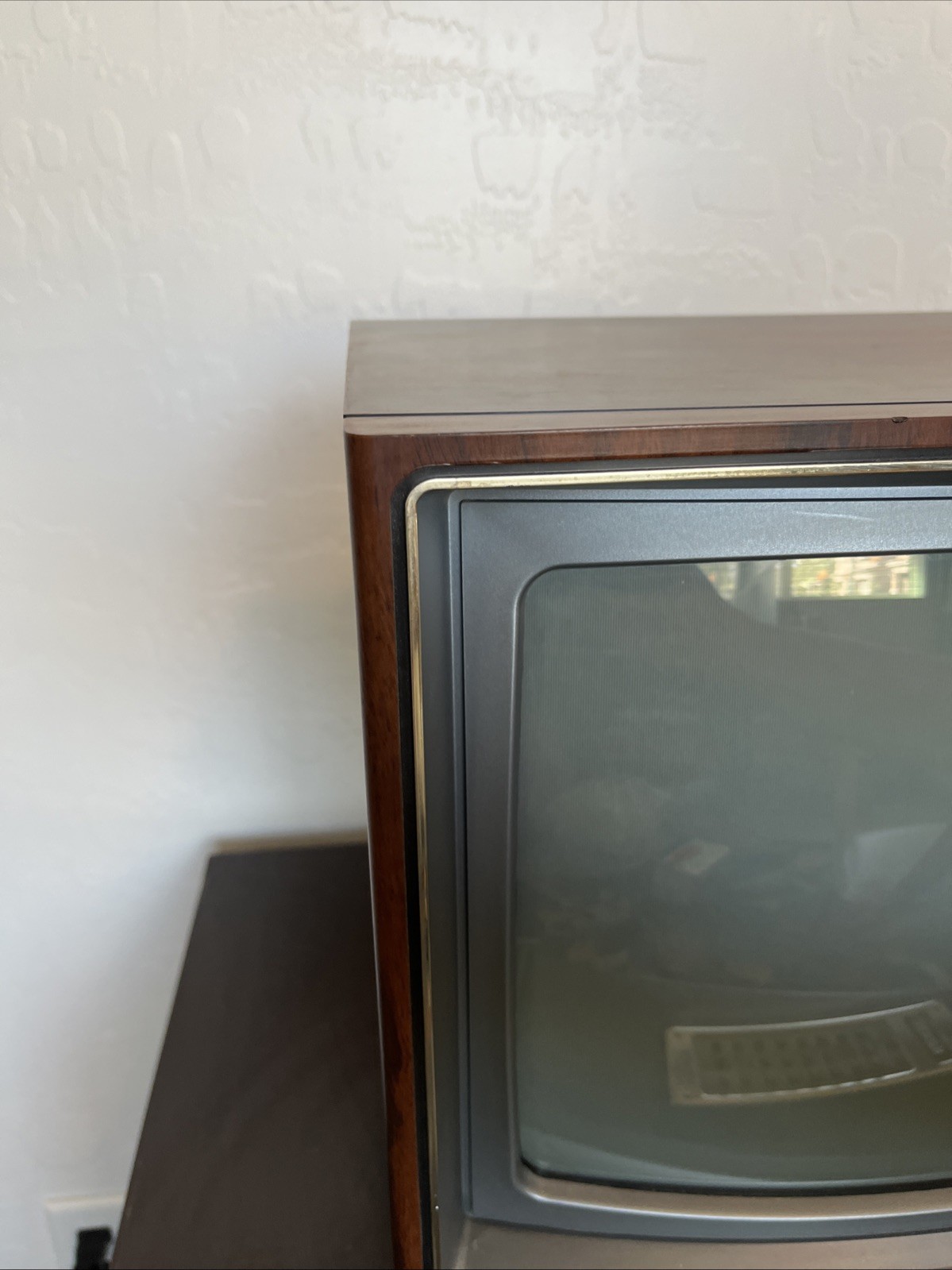 Zenith Space Command Color CRT TV SE1315W 13″ Color Retro Gaming Wood Grain