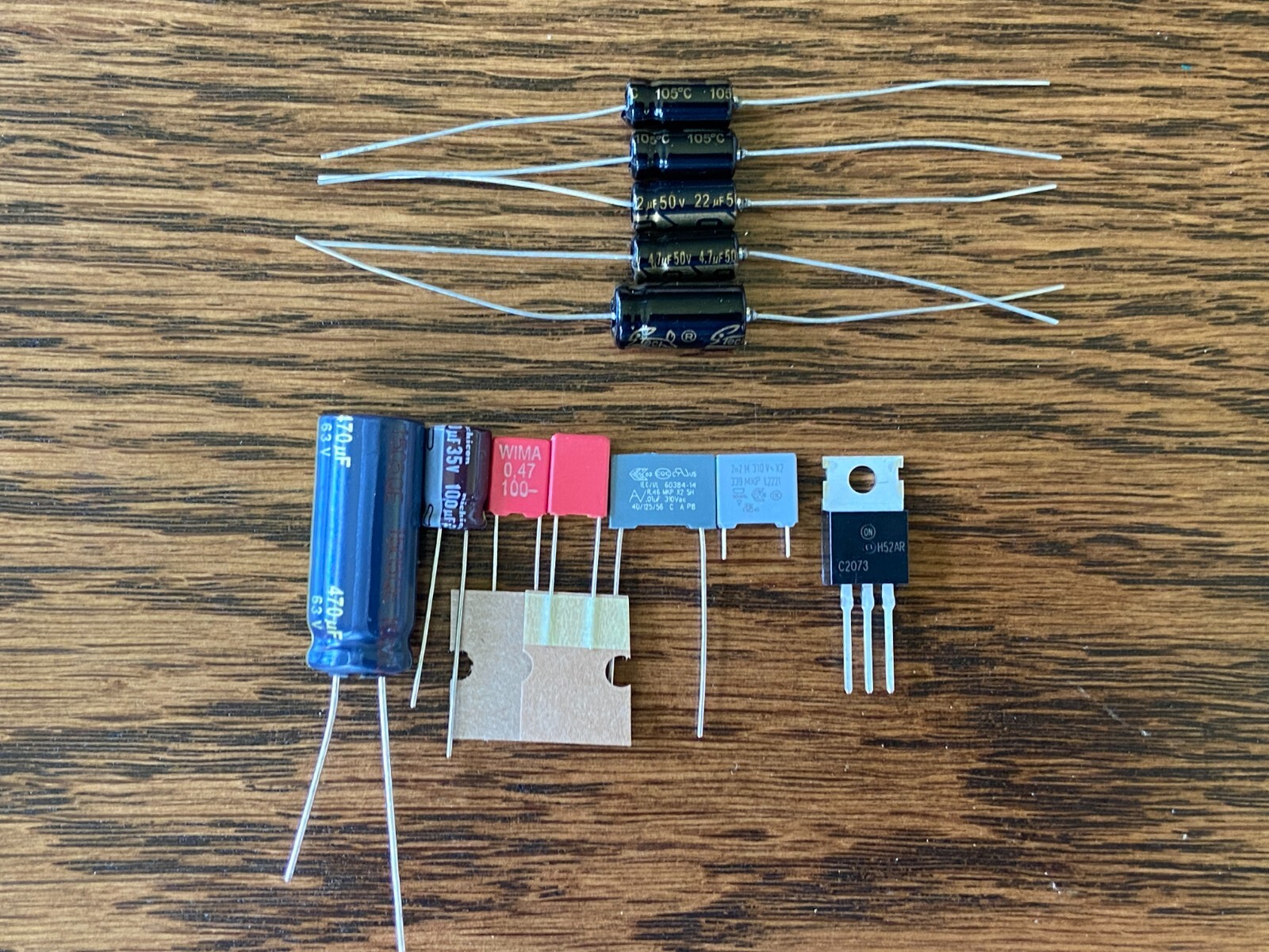 Realistic LAB-400 Recap Kit Capacitors Turntable Speed Repair Set