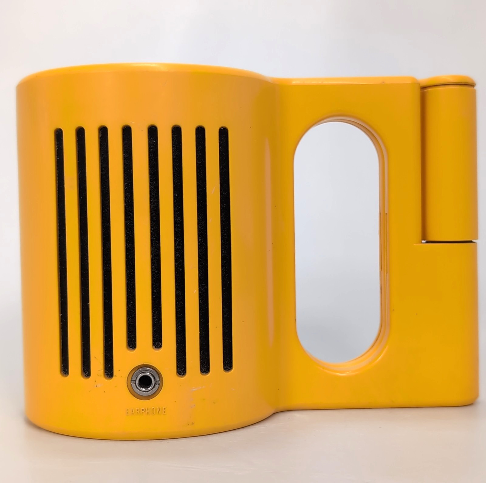 Vintage Panasonic R-63 AM Radio Music Mug Yellow Matsushita Working Portable