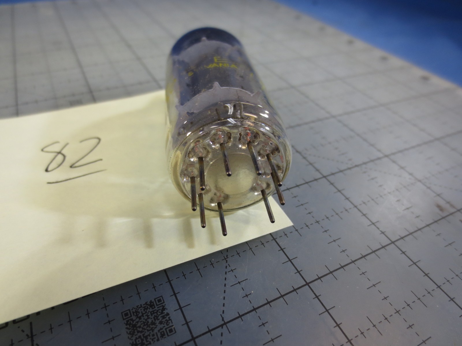 Sylvania 7868 Audio amplifier vacuum tube STRONG!! 88% (TESTED W/ B&K 747B)
