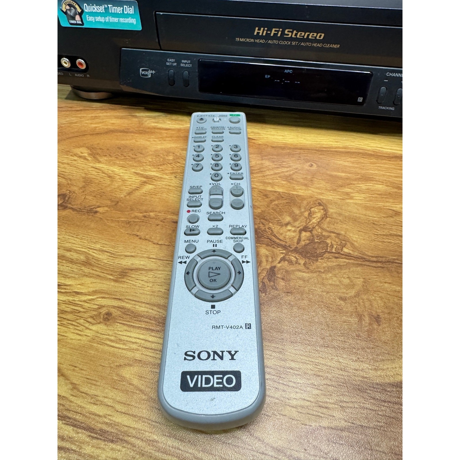 Sony SLV-N71 VCR 4 Head HiFi Stereo VHS Player Recorder With Remote ~Tested