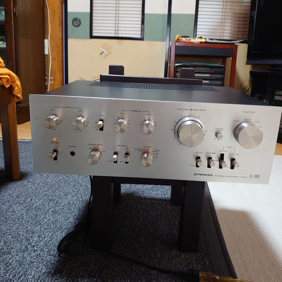 Pioneer SA-8900 Integrated Stereo Amplifier – 1975 Vintage Silver Face – Tested