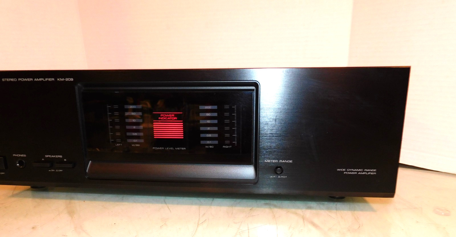 Kenwood KM-209 Stereo Power Amplifier Excellent Condition