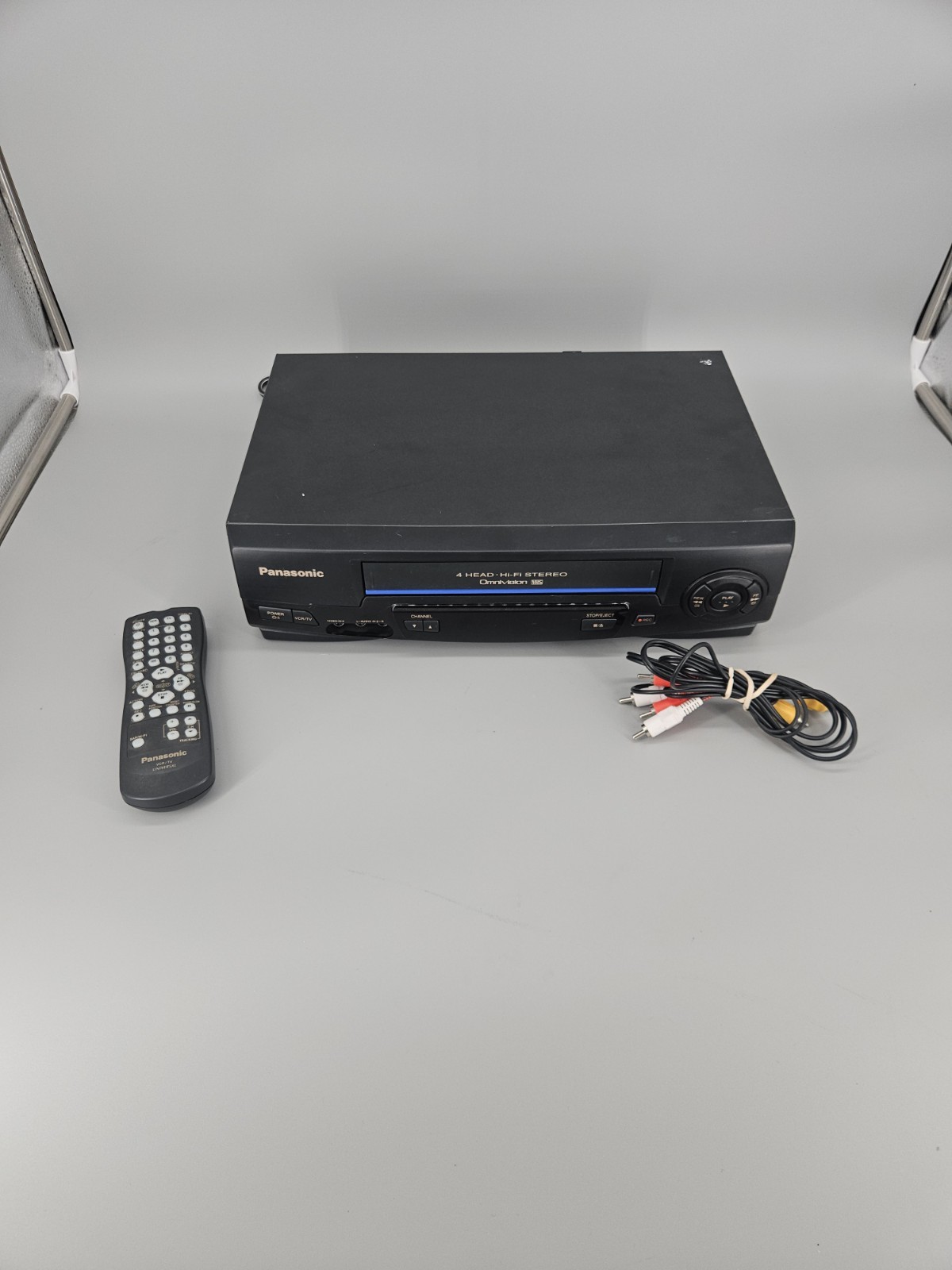Panasonic PV-V4521 VCR Video Vhs Cassette Recorder With Remote Tested & Works