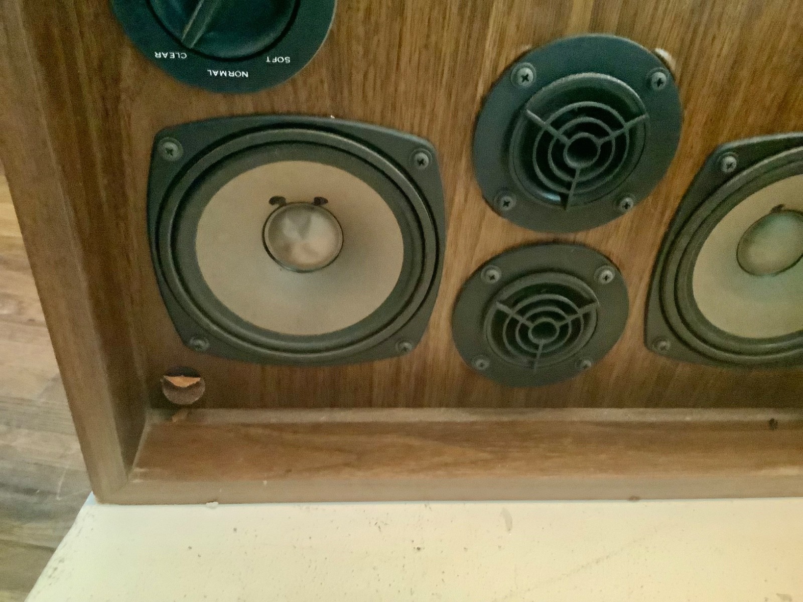 Vintage Kenwood KL-777A VERY RARE VINTAGE STEREO SPEAKER tested works