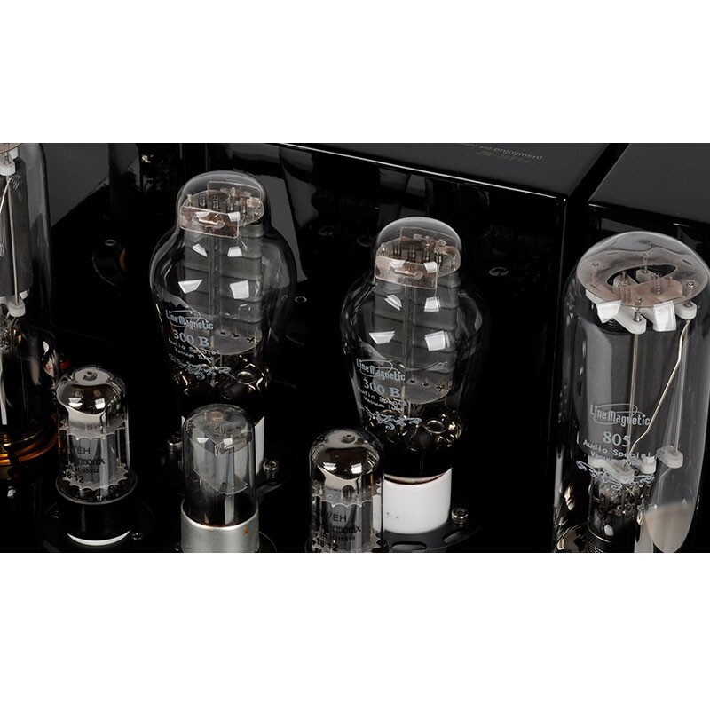 Line Magnetic Audio LM-508IA 48W+48W Tube Amplifier Integrated Amp w/ 2 VU Meter
