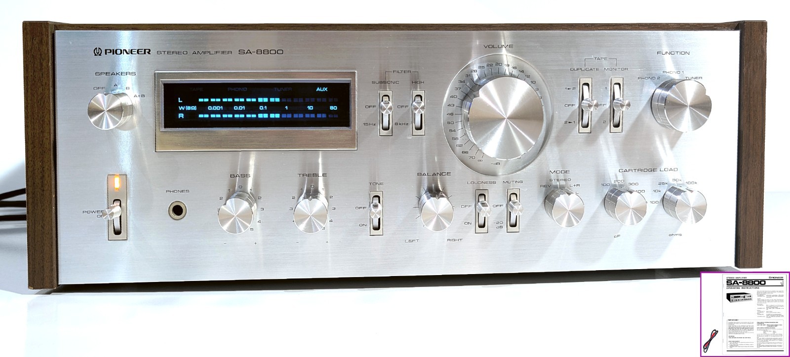 🔥【PRO SERVICE】RARE Pioneer SA-8800 S integrated 160W Amp~XSTR/CAP MOD💥GUARANTY