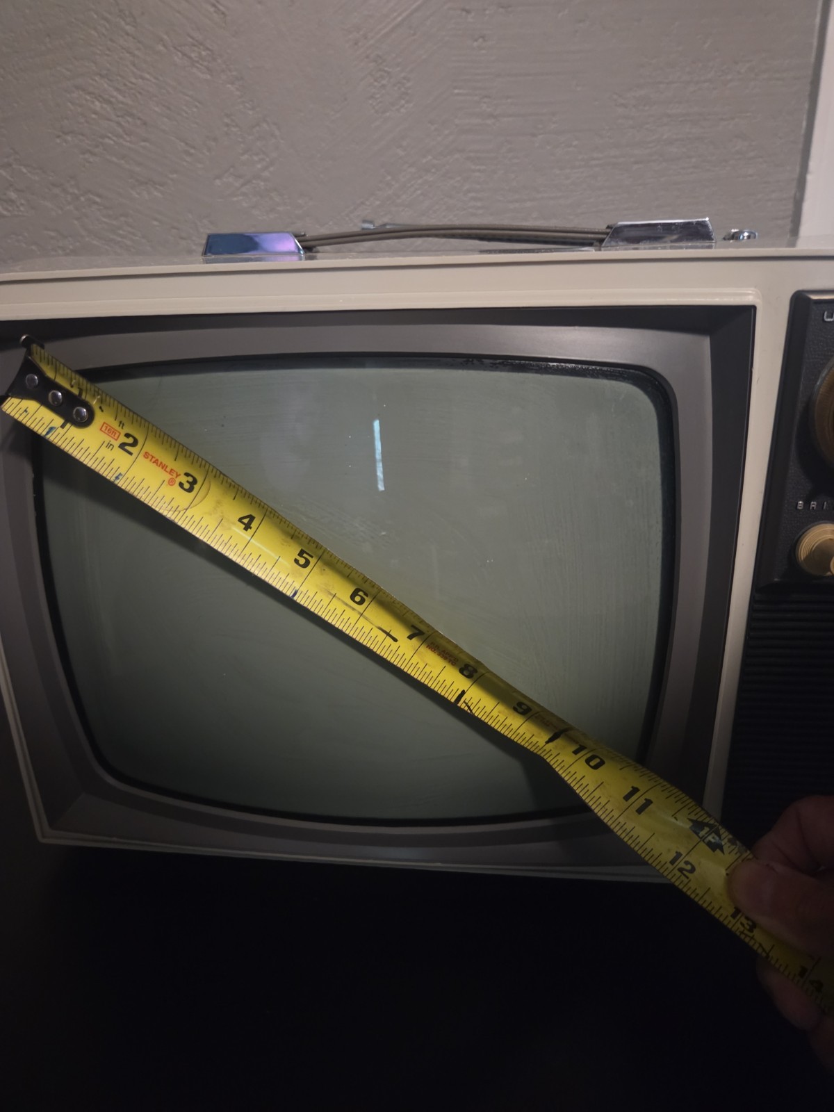 Sears Solid State Television Model 5003 Japan Untested,No Power Knob Black White