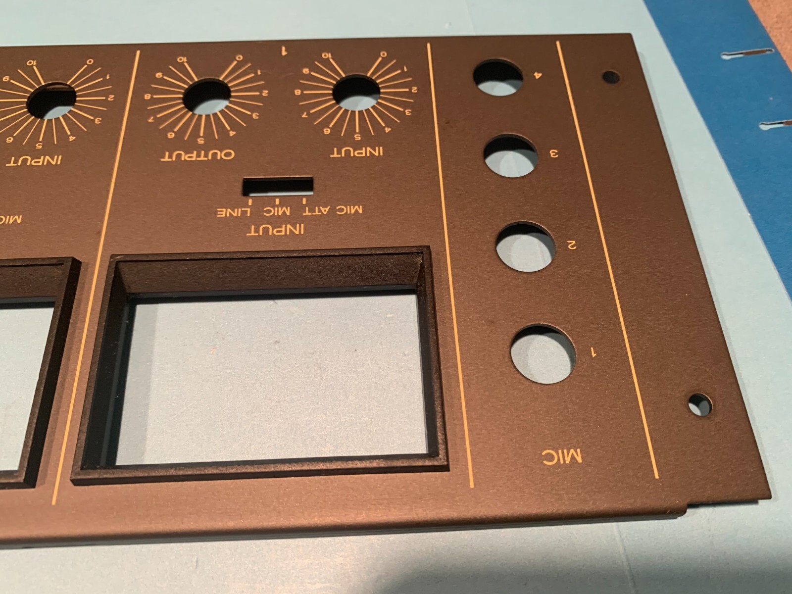 Teac A-3440 Reel To Reel Player Parting Out – Faceplate