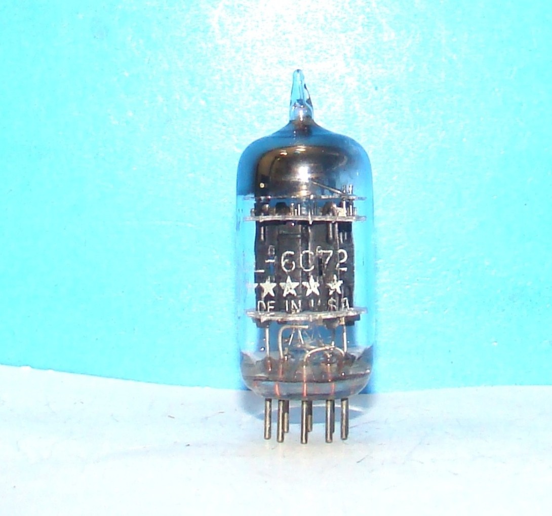 GL 6072 GE 5 star radio amplifier electron audio vacuum tube valve 12AY7 6072A