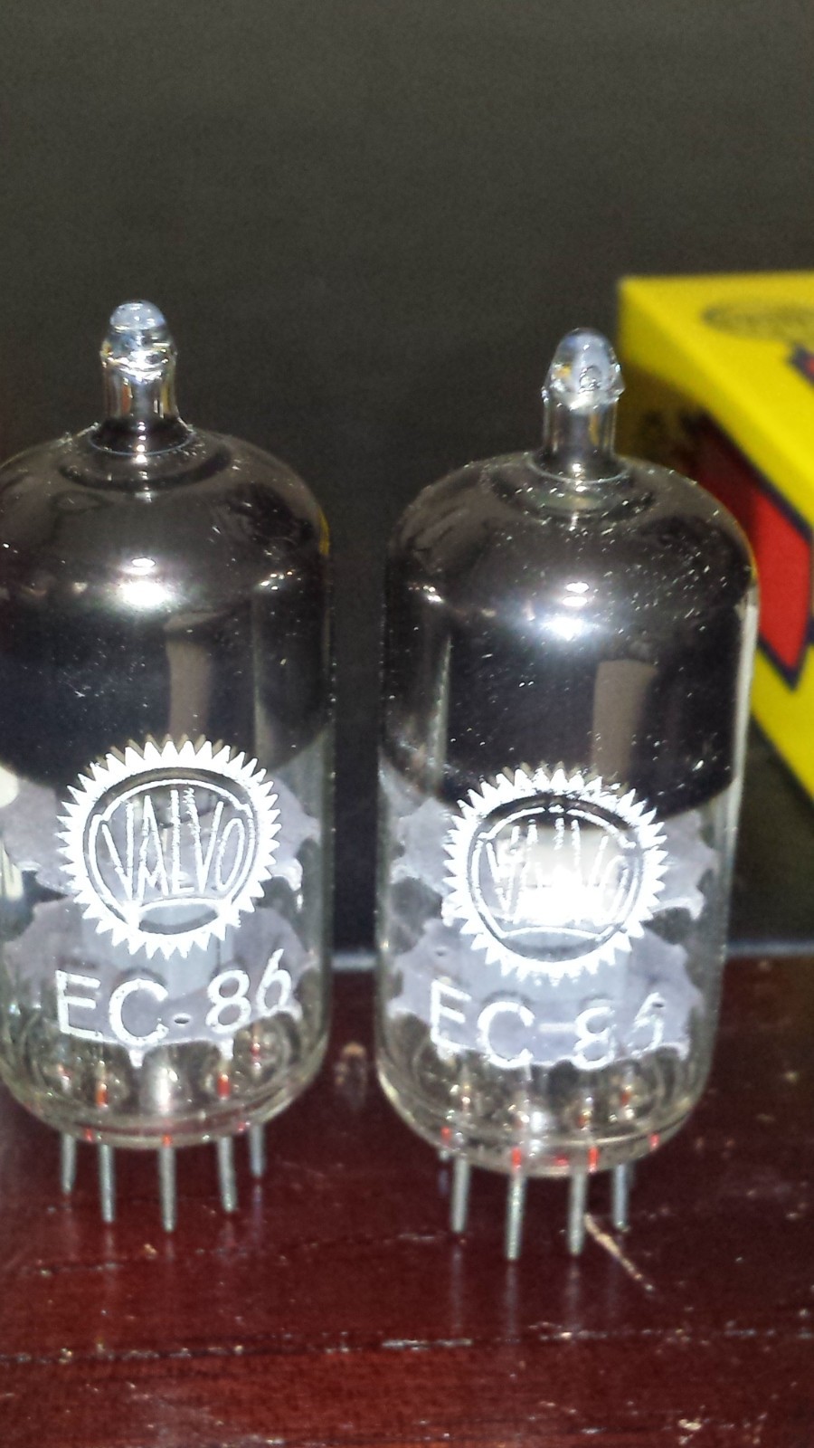 ⭐️⭐️Tested NOS NIB MATCHED PAIR ⭐️⭐️ Valvo EC86 / 6CM4 Valve Tube TV-7 Tested