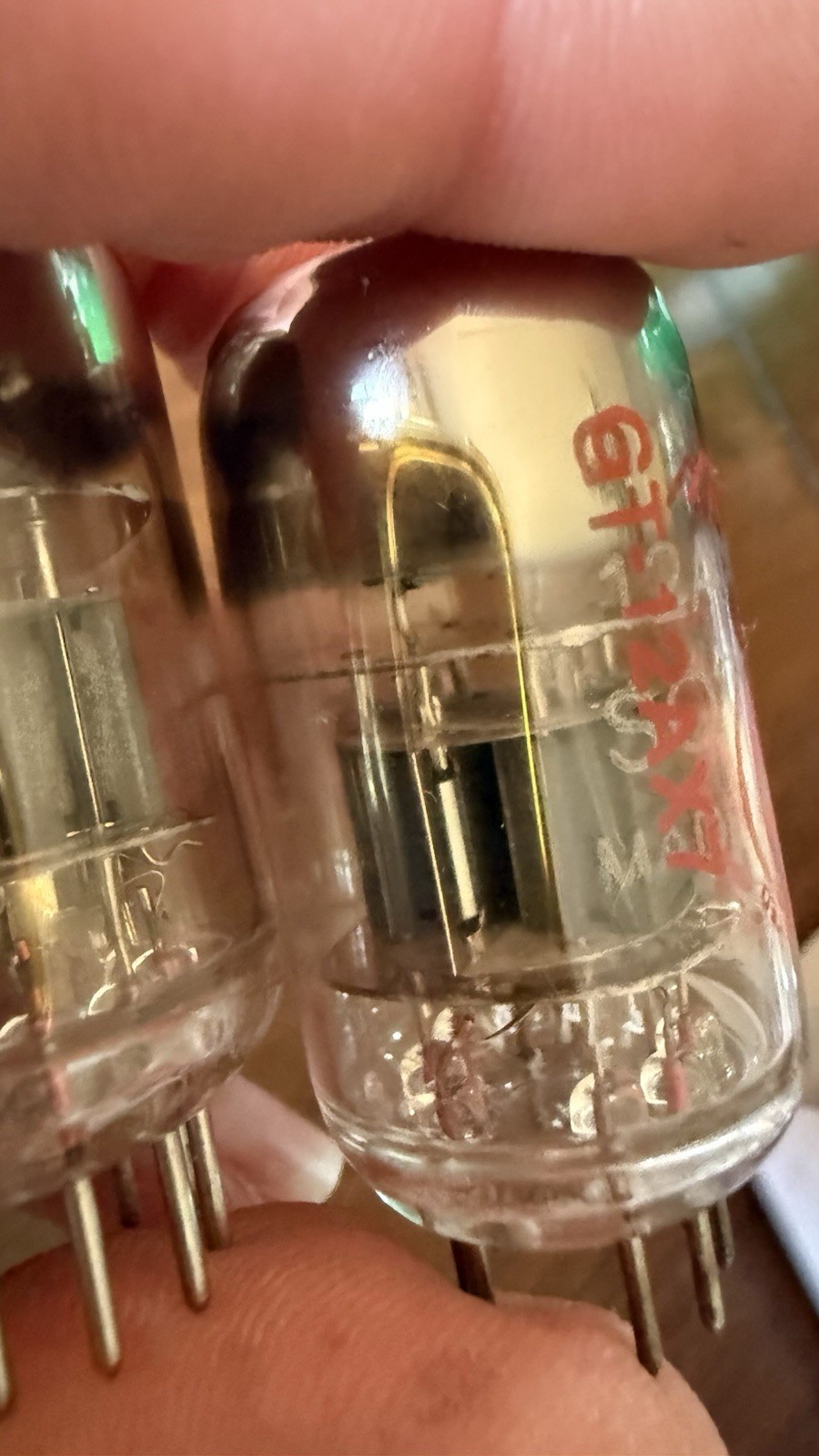 FENDER GROOVE TUBE SOVTEK 12AX7WC VINTAGE pair Tubes Excellent Strong