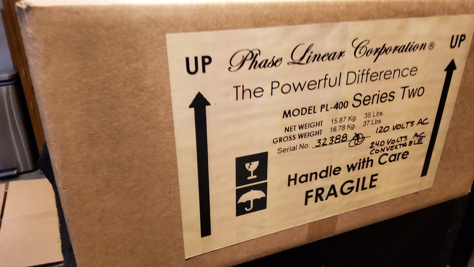 Phase linear 400 Series Two – Complimary output-White Oak Cntrl board PL14_20 #1