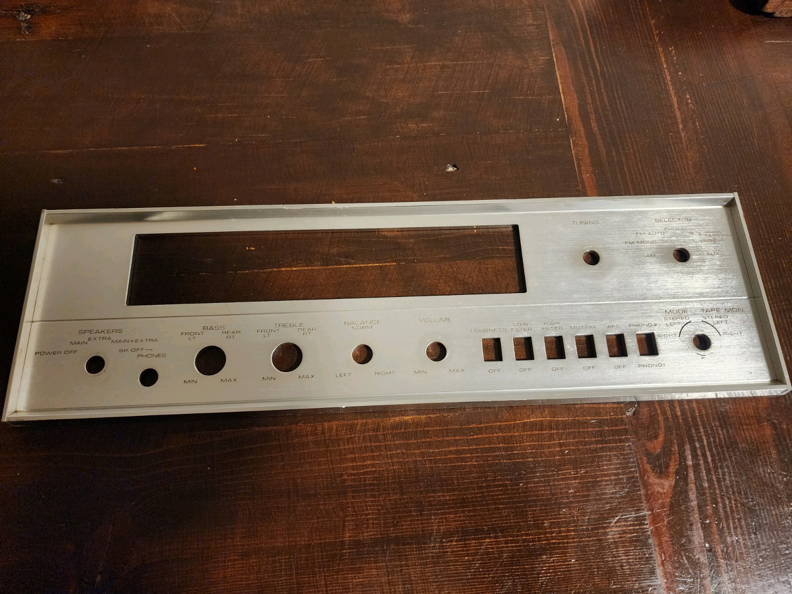 Pioneer SX 1000TW Front Panel