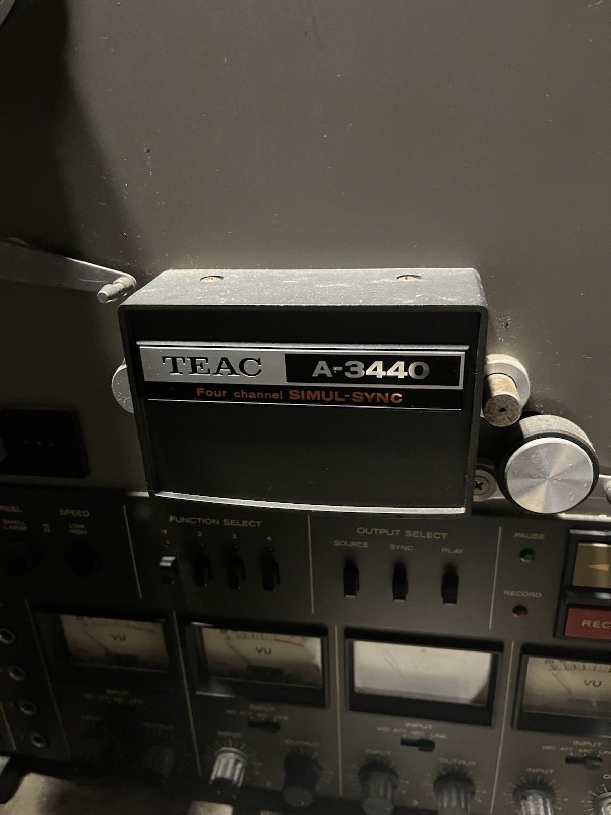 TEAC A-3440 Four Channel Simul-Sync Reel-to-Reel Tape Recorder
