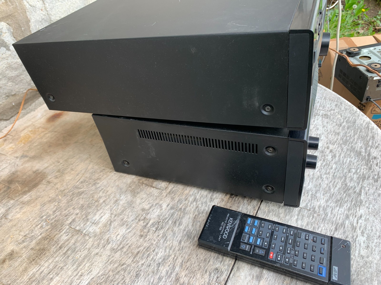 Kenwood KR-A4060 VTG AM/FM Stereo Receiver & DP-R3060 5 CD Compact disc Changer