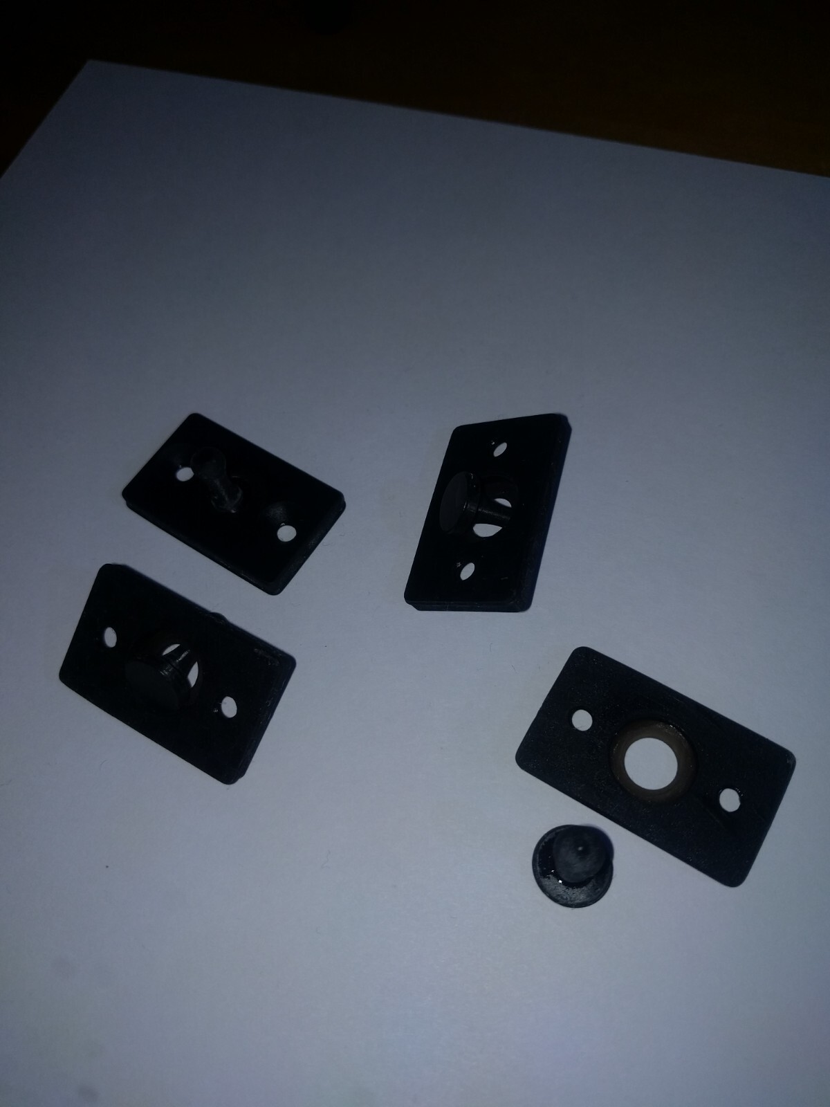 Sansui XP-9700 Speaker Grill holder -NEW-Both male plug & holder-9 pieces total.