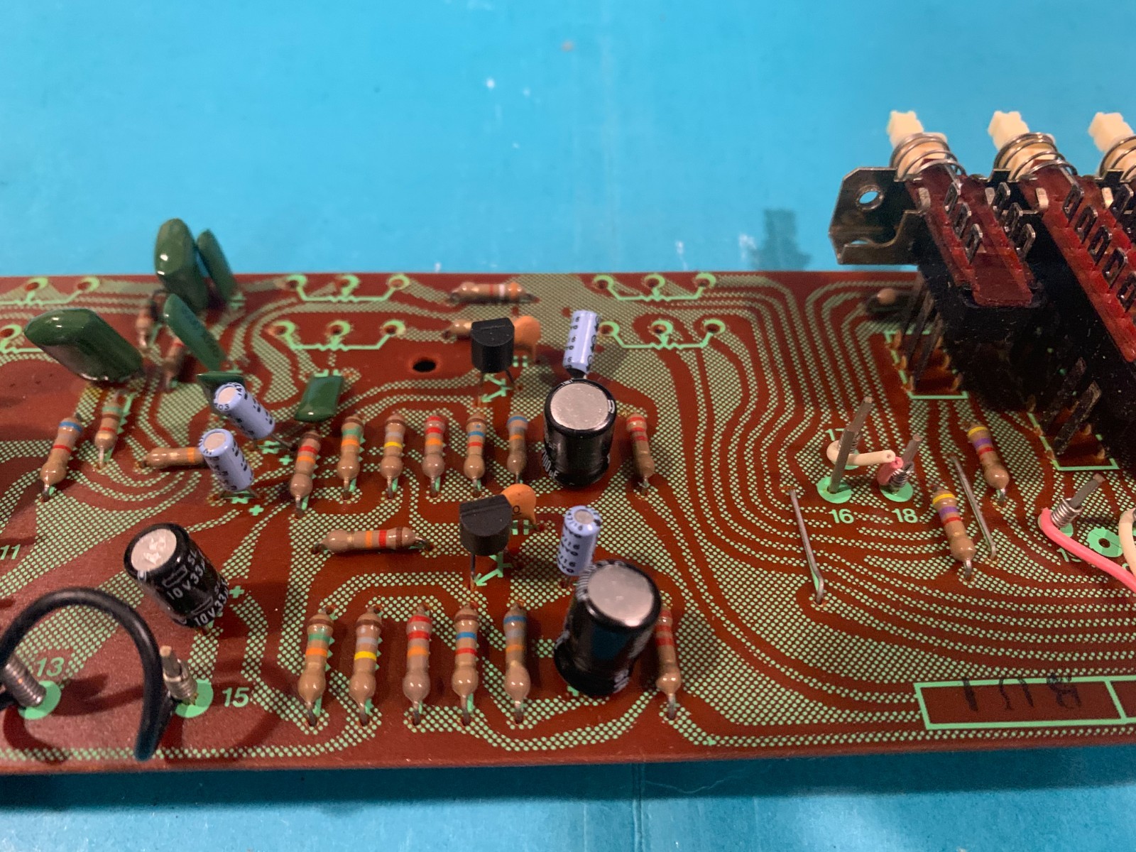 PIONEER SX-535 Stereo Receiver Parting Out Sw and Control Assembly AWM-068