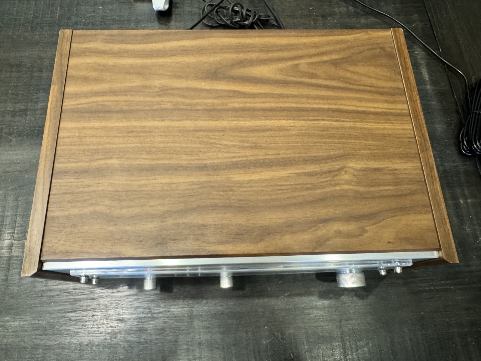 Vintage Technics By Panasonic ST-7600 FM/AM Stereo Tuner Wood Cabinet