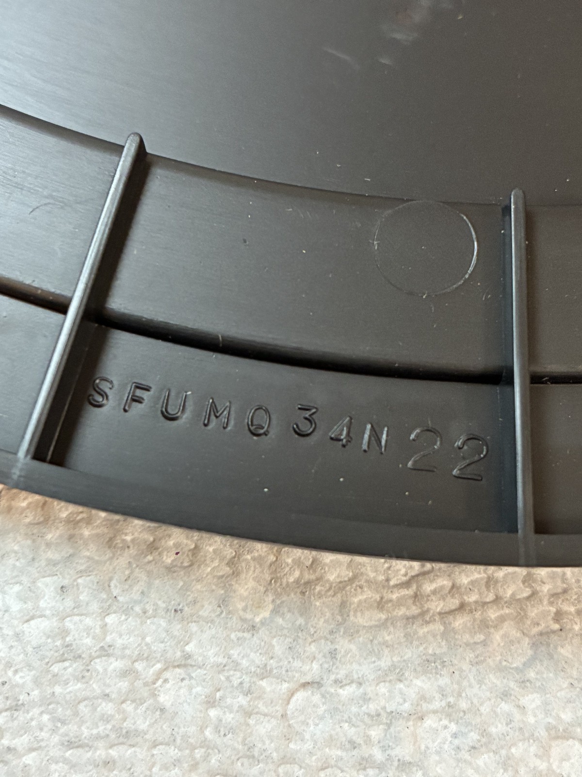 Technics Turntable Half Moon Motor Cover Only, SL-Q303 Replacement Part