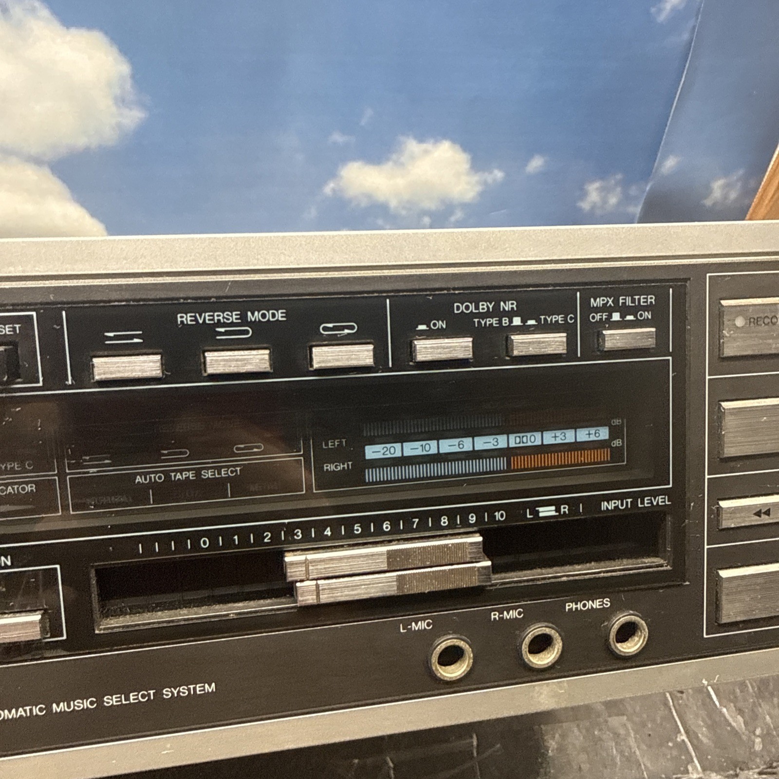 Vintage Rare SANYO ULTRX Cassette Deck Player Tape Recorder DBX Dolby AMS!