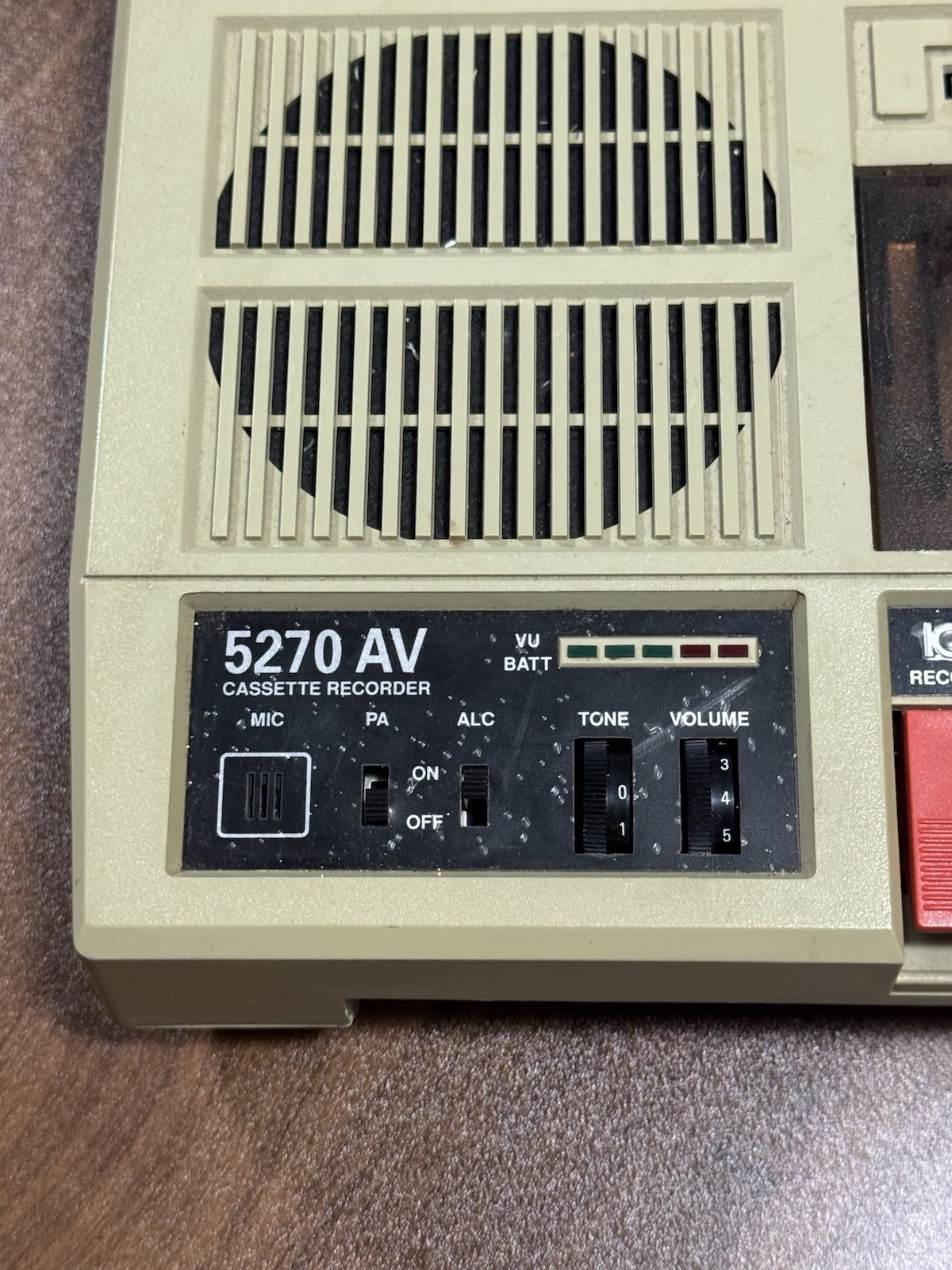 Califone 5270AV 10w Cassette Recorder Player, Vintage Working Tested Works