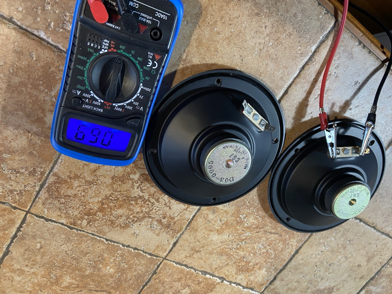 Working Pair of Jensen JHS 1543 Midrange Speaker Drivers Made In USA