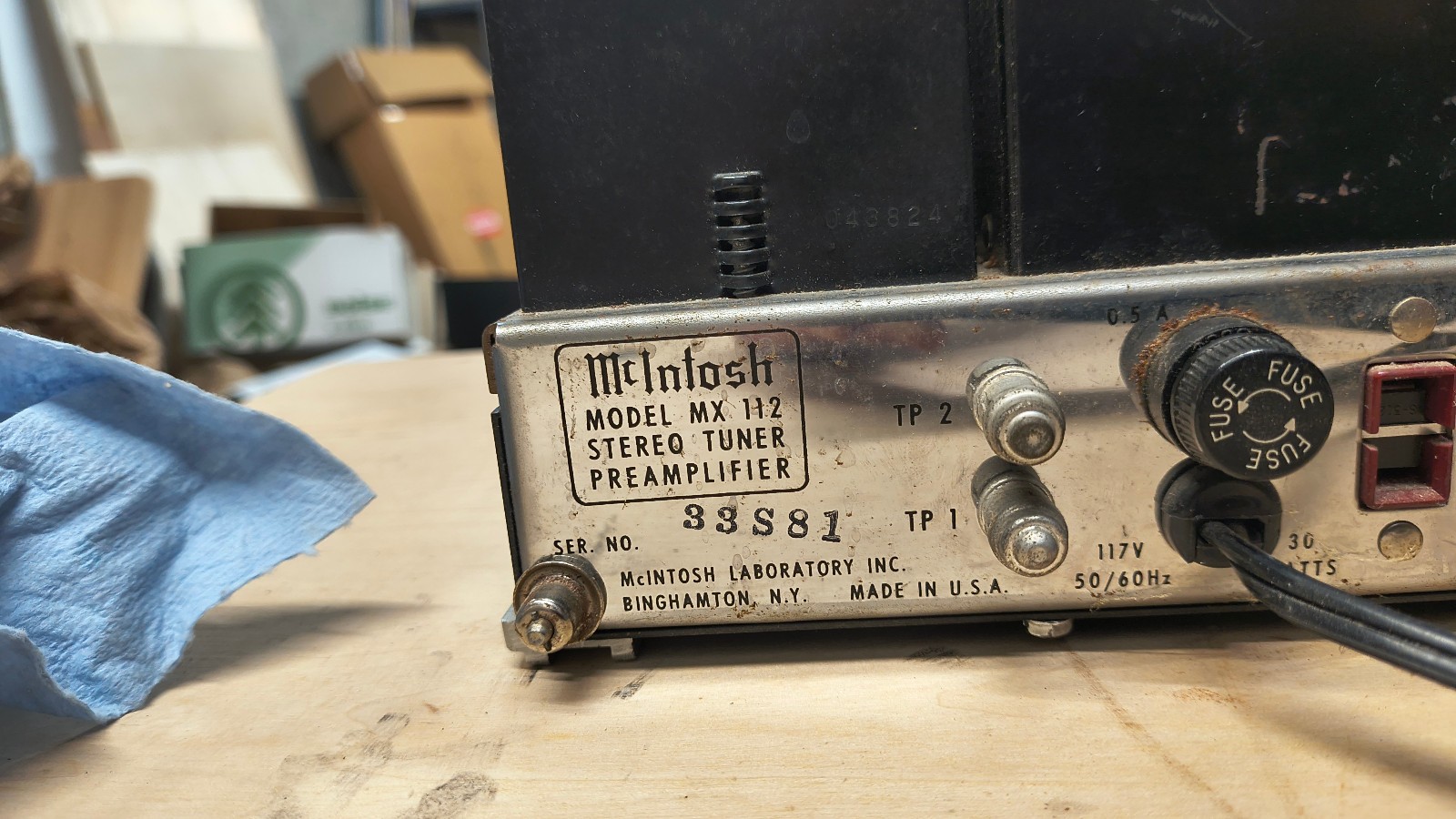 McIntosh MX 112 Tuner – Preamp