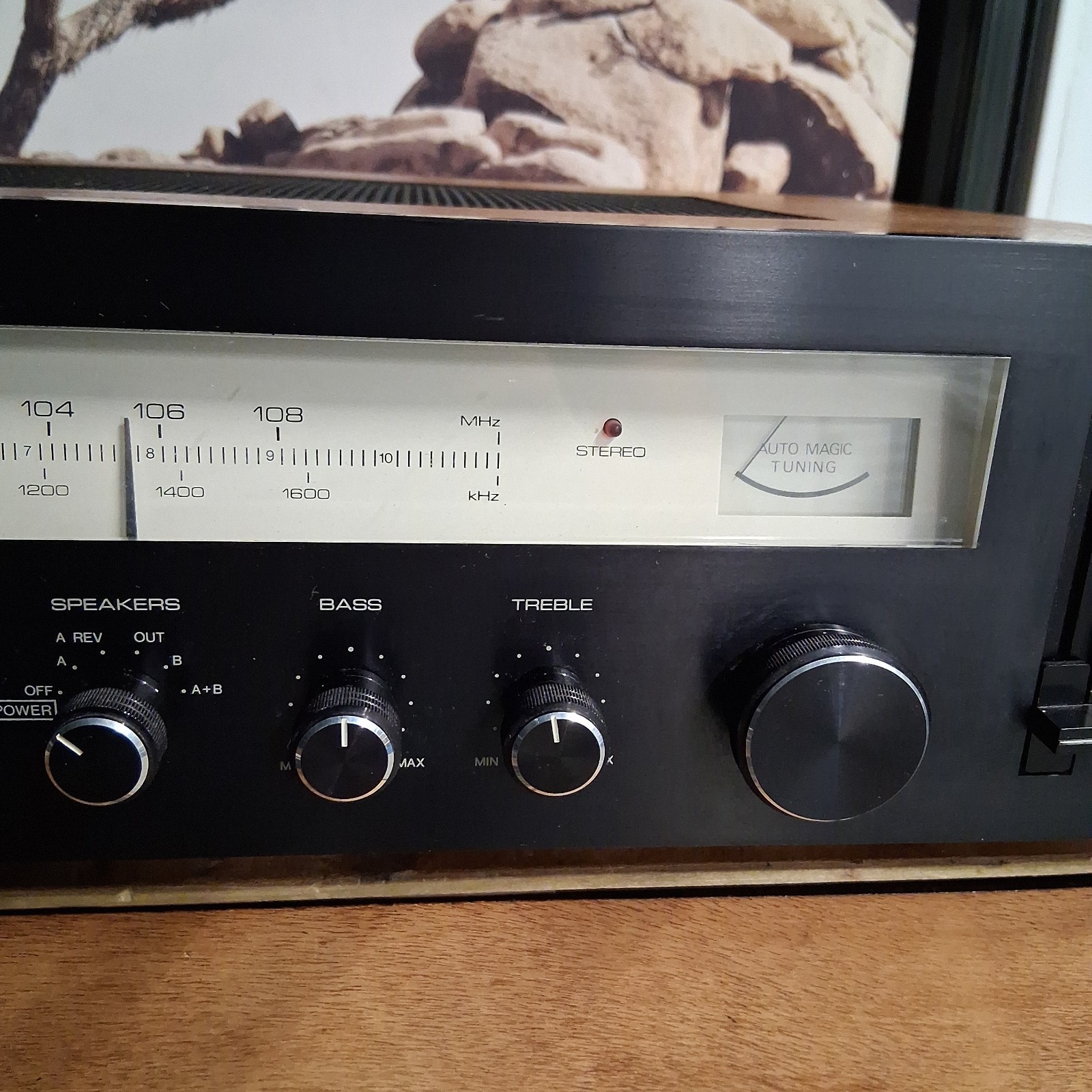 Realistic STA-85 AM/FM Stereo Receiver Vintage 1970’s Black Face PLS READ!